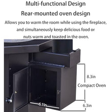 FENGXCXY Wood Burning Stove, Multi-Functional Fireplace for Home Heating
