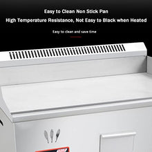 Gas Griddle LPG Commercial Stainless Steel Heavy Duty Restaurant Outdoor Griddle Gas Baking Plate Burger Grill Smooth Double Burners, 2800PA, for BBQ Cooking Steak, Eggs, Pancakes,720