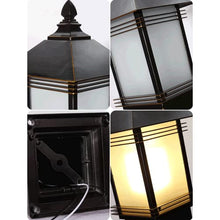 ZEELYDE Post Lights Outdoor,Modern Outdoor Waterproof Lawn Lamp Villa Garden Community Landscape Lamp Aluminum Anti-Rust Lighting Lamp Street Lamp LED Floor Type Night Safety Garden Lamp Post Lamp