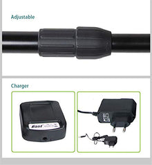 JJCC Cordless Rotavator, Electric Garden Tiller with 1300Mah Rechargeable Battery, Aluminum & Manganese Steel Blade, Portable Cultivator for Garden, Vegetable Plots