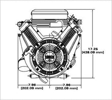 Briggs & Stratton 356442-0667-F1 Vanguard 18 HP 570cc Horizontal Shaft Engine