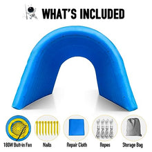 Sewinfla Inflatable Sports Tunnel Entrance with Blower 16x10x10ft Blue