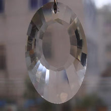 240pcs/lot 76mm Earring Shape Transparent Crystal Chandelier Part Pendant Crystal Chandelier Parts
