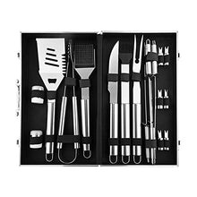 KANDUO BBQ Tool Set, Aluminum Box Stainless Steel Grill Set, Portable Case，18-Piece - Perfect Grill Gifts for Men