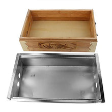 WERTGHJ Barbecue Grill Wooden Box Skewers Stove Outdoor Home Camping Carbon Frame Cookware