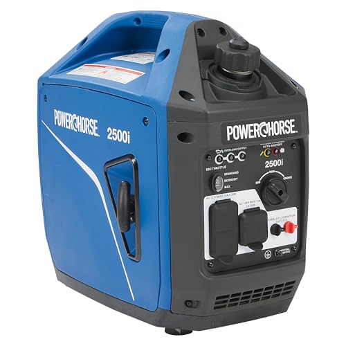 Powerhorse Generator, 2500 Surge Watts, 1800 Rated Watts, 120V