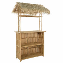 QZZCED Outdoor Bar Table Natural 45.28 x 37.40 x 84.65 in Bamboo