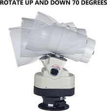 LED Spotlight - W/Remote Control Search Light 360 Degree LED Rotating Remote Control Work Light with Magnetic Base, for Boat Home Security Protection Emergency Lighting Farm Field Garden(70w,12v)