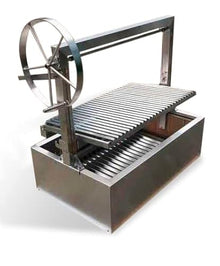 SDI Factory Direct Built In Stainless Steel Outdoor Charcoal BBQ Parrilla Santa Maria Grill Spit Stainless Steel