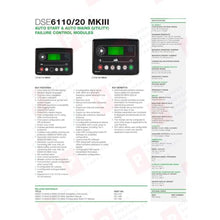 Original for DSE6120 MKIII Auto Mains Failure Generator Control Module