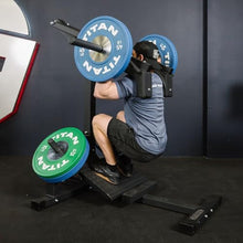 Titan Fitness 4-in-1 Squat & Leg Press Machine Black