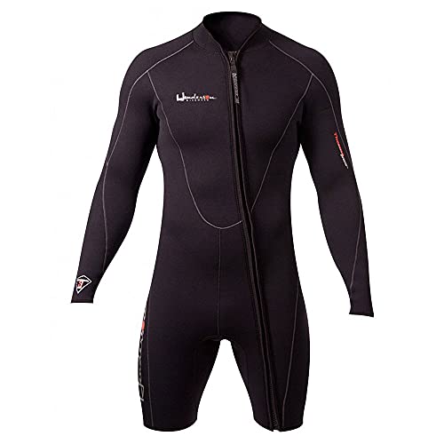 Henderson Thermoprene Long Sleeve Shorty/Jacket 7mm Wetsuit Black
