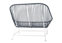 Innit Inlove Loveseat Grey Weave on Copper Frame