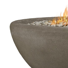 Lakeview Creekwood 58-Inch Oval Natural Gas Fire Bowl - Glacier Gray - (Ships as Propane w/NG Conversion Kit) - SC-592NG-GLG