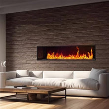 TBLOTYD Decorative Fireplace Water Steam Fireplace 3D Atomized with 7 Flame Colors and 5 Brightness Levels, Touch/Remote Control,CH