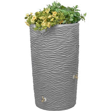 Good Ideas Impressions Faux Palm 65-Gallon Rain Barrel Planter & Stand