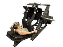 SB Fitness Equipment SB-LP2500 Commercial Grade Adjustable Plate Loaded Leg Press and Calf Raise Machine Matte Black