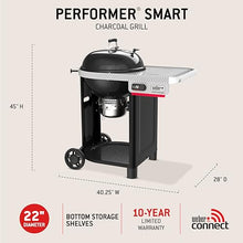 Weber® Performer™ 22‑Inch Smart Charcoal Grill for Outdoor Cooking, Black