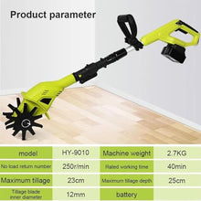 Electric Tiller, Garden Tiller, Handheld Electric Tiller, Rechargeable Lithium Battery, Suitable for Garden Lawn Tillage