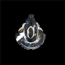 Direct Factory 63mm 100pcs Transparent Glass Crystal Lamp Parts Suncatcher Chains Pendants For Wedding Decoration