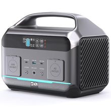 DaranEner Portable Power Station 1200W Peak, 576Wh LiFePO4 Power Bank with Built-in UPS Backup, 600W Power Station, 1.1H Fast Charge Solar Generator for Camping Home Emergency RV Power Outage