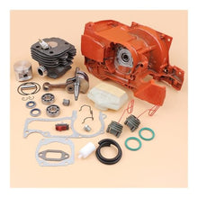 CUIPPWRJ Engine Housing Crankcase Cylinder Piston Crankshaft Kit Fit for HUS 372 365 362 371 Chainsaw Chain Saws Spare Parts 50MM BORE