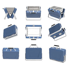 TEOYETTSF Portable Bbq Stove Grill Folding Charcoal Grill Outdoor Stainless Steel Bbq Grill Camping Cooking Picnic Barbecue Tools