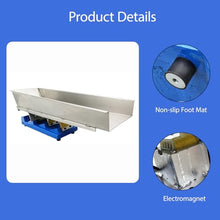 BEILOCKERY 110V Electromagnetic Vibrating Feeder, GZV-8 Shaking Feeding Machine, 100W Mini Vibration Feeder 3000r/min for Granular and Powdery Materials with Controller