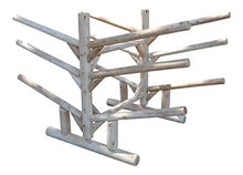 Log Kayak Rack 2 Canoe 2 Kayak 2 SUPS Rack Canyon Brown