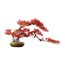 Small Bonsai Tree Simulation Plant Art Bonsai Modern New Chinese Style Zen Simulation Red Bonsai Living Room Porch Cabinet Ornaments Fake Bonsai Fake Plants