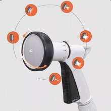 Heavy Duty Water Hose Holder, Portable 30M/100FT Hose Reel Box with Hose, Hose Reel Cart with Handle, Complete with Hose Guide, Nozzle, Fittings and Accessories, Easy for Garden Cleaning and Watering,