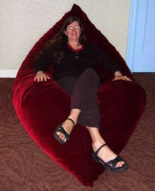 Robb's Pillow Furniture Full Hug Bed & Lounger 54"x75" Hunter Green Microfiber