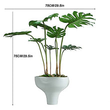 YXIANG56Q Fake Plants Artificial Plant Lifelike Natural Simulation Turtle Back Leaf with Ceramic Flower Pot Green Plant Bonsai for Modern Home Office Decoration Bonsai Tree