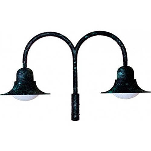 DABMAR LIGHTING GM626-VG-MT Powder Coated Cast Aluminum Post Top Light Fixture White