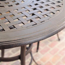 Christopher Knight Home Alfresco 37" Cast Aluminum Bar Set 3-Pcs Bronze