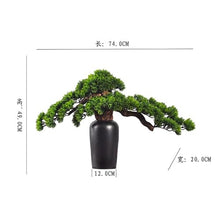 MVUYO Simulation Welcome Pine Bonsai Creative Maintenance Free Cuckoo Root Crafts Desk Home Living