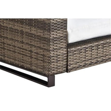 Tommy Hilfiger Oceanside Outdoor Loveseat Gray Brown