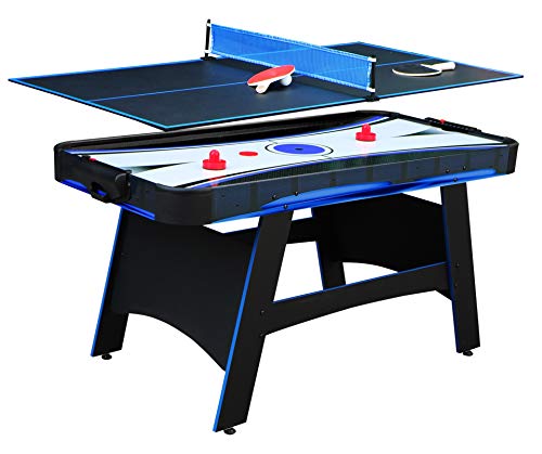 Hathaway Bandit 5-Ft Multigame Table Black