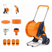 Water Hose Hose car wash Watering Flowers Catch tap tap、high Pressure Water Gun Hand Push Hose cart、Garden Hose and Ree、Supplied Assembled with 30m-60m Hose、1 Nozzle and Fittings (Size : High pressur
