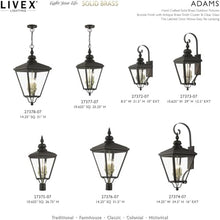 Livex Lighting 3-Light Fixture, Bronze