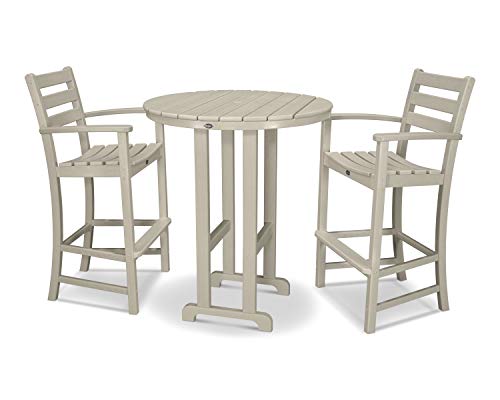 Trex Outdoor Furniture™ Monterey Bay 3-Piece Round Bar Set in Sand Castle