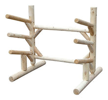 Log Kayak Rack 3 Place 1 Sided SUP Storage Rack Natural