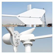 LIAMOS 10KW 48V 96V High Efficiency Horizontal Wind Power Turbine Electric Alternative Generator for Farm Home 3 Blades 10000W Windmill,Stable Operation(96V)