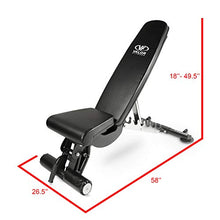 Valor Fitness DD-40 Heavy Duty Adjustable Weight Bench Black