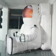 HOAELOS Inflatable Seated Astronaut Birthday Party Decoration 16.4 Feet