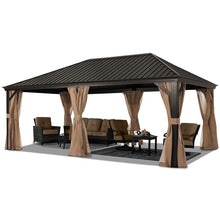 ABCCANOPY Hardtop Gazebo 12x20 Beige