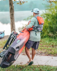 Vibe Makana 100 Fishing Kayak 10 Ft Lightweight with Storage Tsunami Red