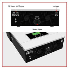 SFBBHF Solar Charge Controller 3.2KW Inverter Solar Hybrid 80A 120A MPPT Solar Charge Controller 12V 24V DC to 230V AC Off-Grid Inversor Support Lifepo4(3.2KW 24v)