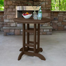 highwood Adirondack 36" Round Counter Height Dining Table, Weathered Acorn