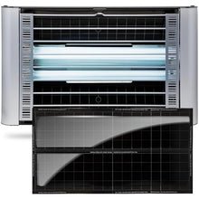 Catchmaster Vector Plasma Grilled Wall-Mounted UV Fly Light Trap - 3,100 sq. ft. Catch Zone, Fly Trap for Dining Rooms & Commercial Kitchens and Fresh & Dry Food Storage, UV Lamp Flying Insect Killer
